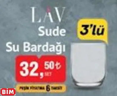 LAV SUDE SU BARDAĞI